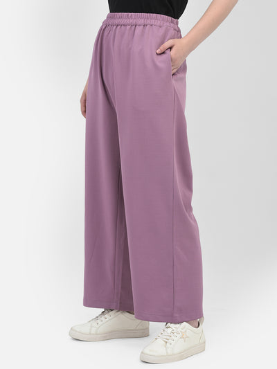 Purple Culottes-Women Culottes-Crimsoune Club