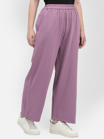 Purple Culottes-Women Culottes-Crimsoune Club