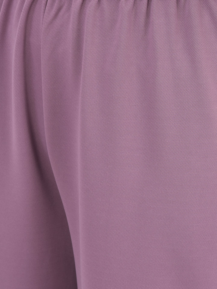 Purple Culottes-Women Culottes-Crimsoune Club