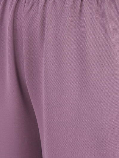 Purple Culottes-Women Culottes-Crimsoune Club