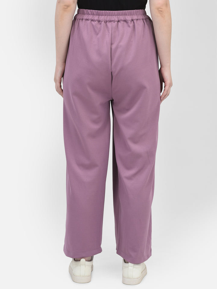 Purple Culottes-Women Culottes-Crimsoune Club