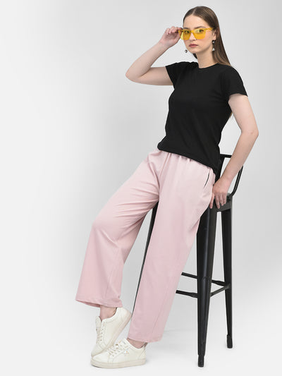 Peach Culottes-Women Culottes-Crimsoune Club