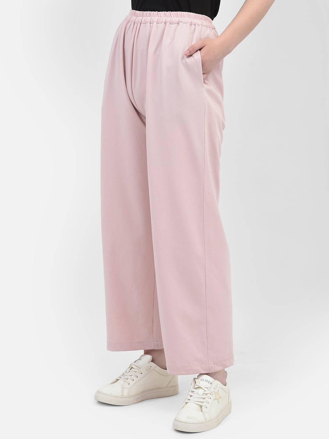 Peach Culottes-Women Culottes-Crimsoune Club