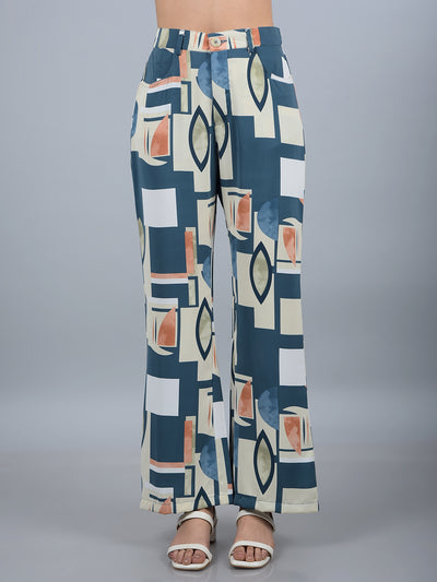 Peach Printed Co-Ord Set-Women Co-Ord Sets-Crimsoune Club