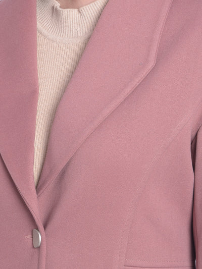 Peach Overcoat-Women Overcoats-Crimsoune Club