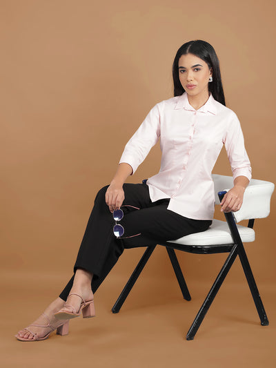 Black Chinos Trousers-Women Trousers-Crimsoune Club