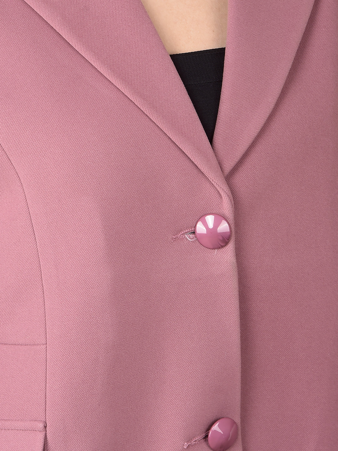 Pink Longline Overcoat-Women Coats-Crimsoune Club