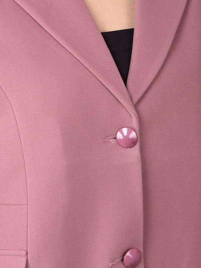 Pink Longline Overcoat-Women Coats-Crimsoune Club