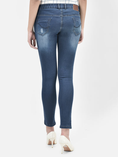 Blue Jeans-Women Jeans-Crimsoune Club