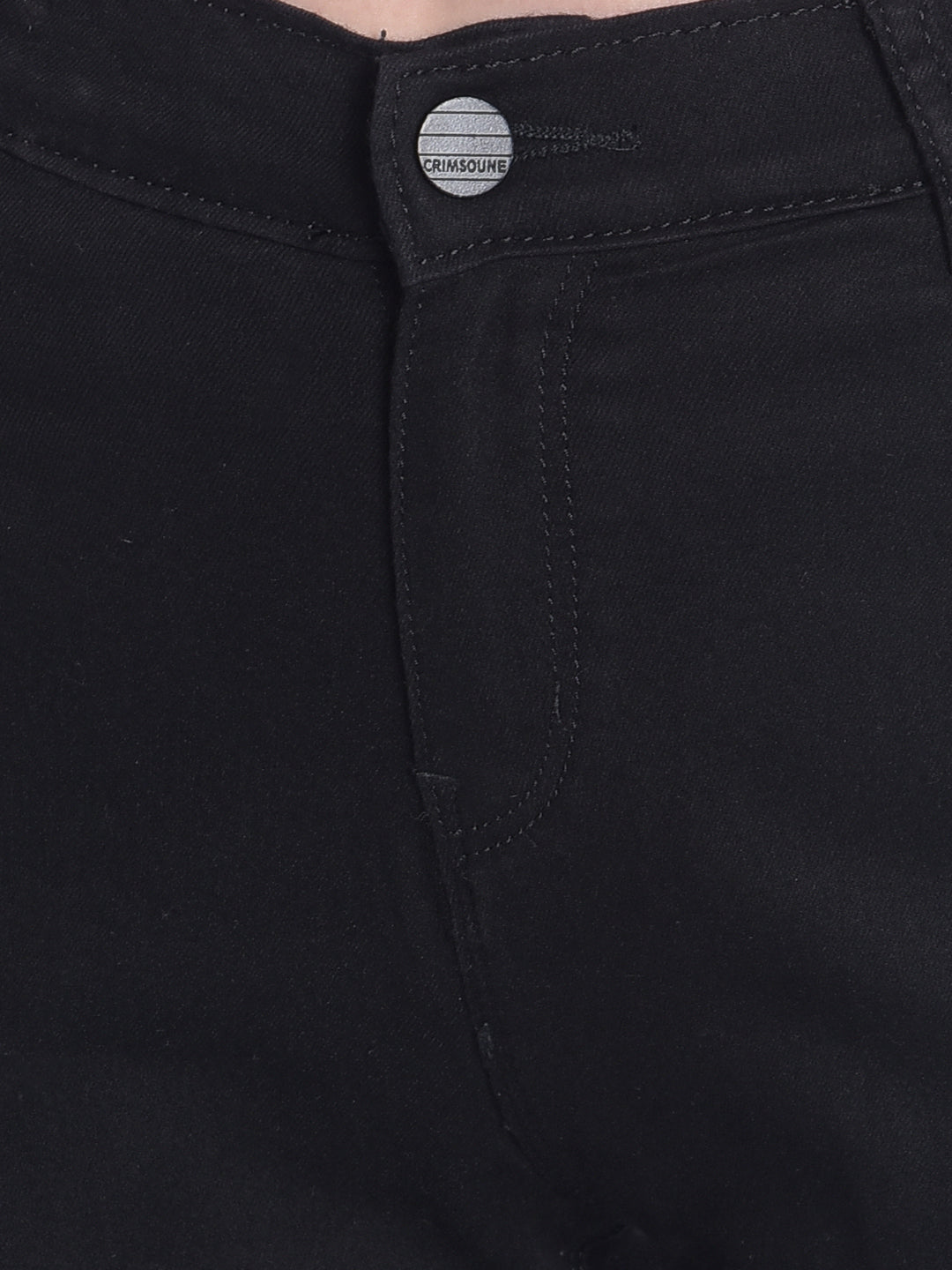 Black Pleated Joggers-Women Joggers-Crimsoune Club
