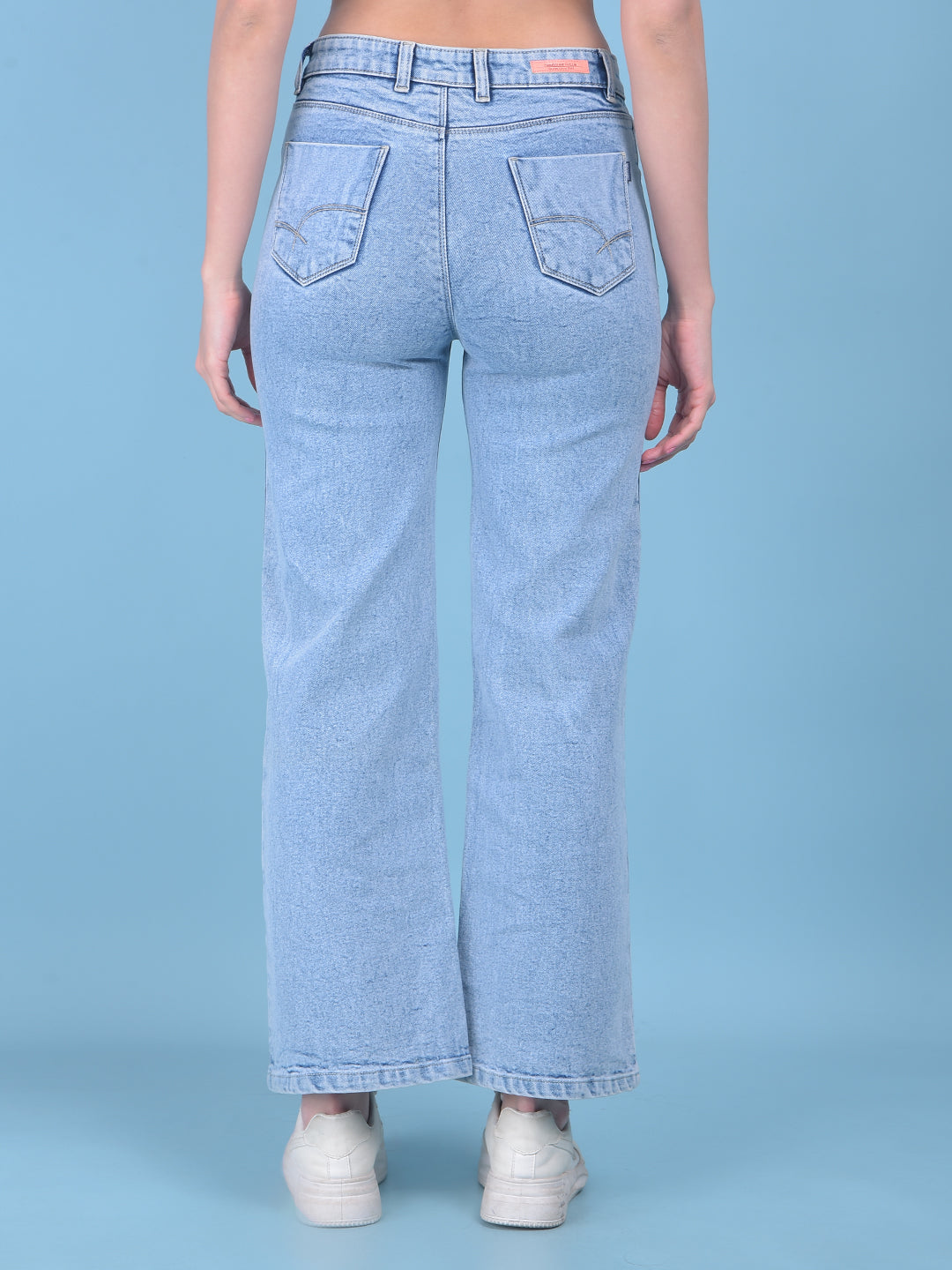 Blue Skinny Jeans-Women Jeans-Crimsoune Club