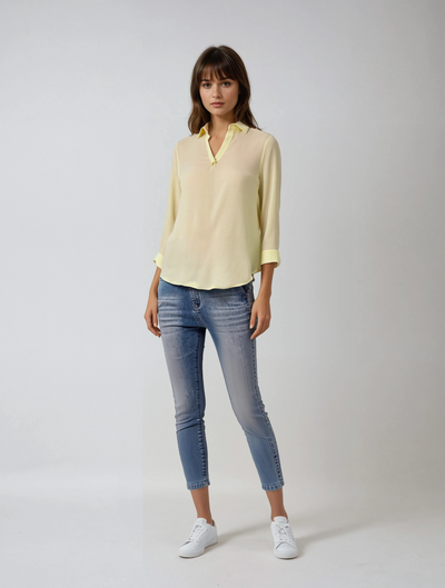 Blue Skinny High-Waist Jeans-Women Jeans-Crimsoune Club