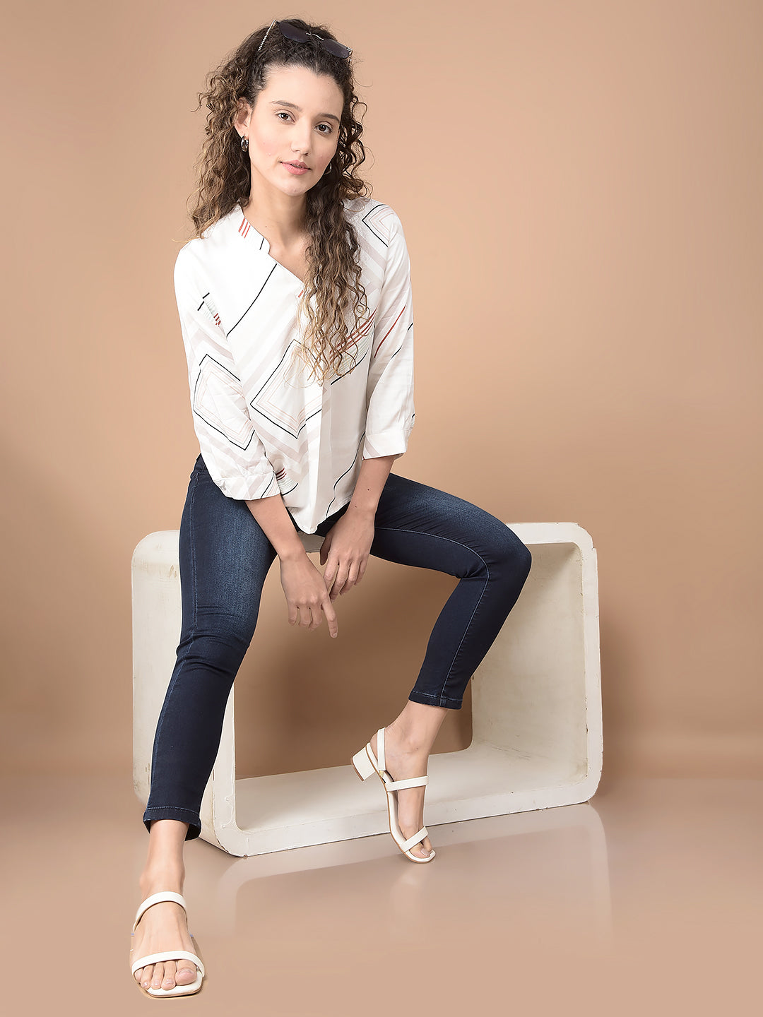 Skinny High Waist Navy Blue Jeans-Women Jeans-Crimsoune Club