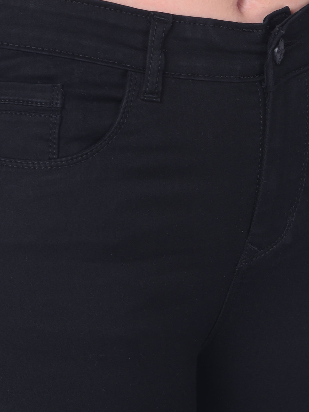Black Skinny Jeans-Women Jeans-Crimsoune Club