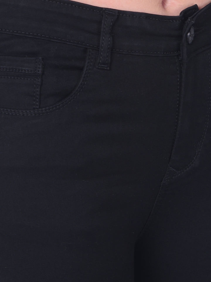 Black Skinny Jeans-Women Jeans-Crimsoune Club