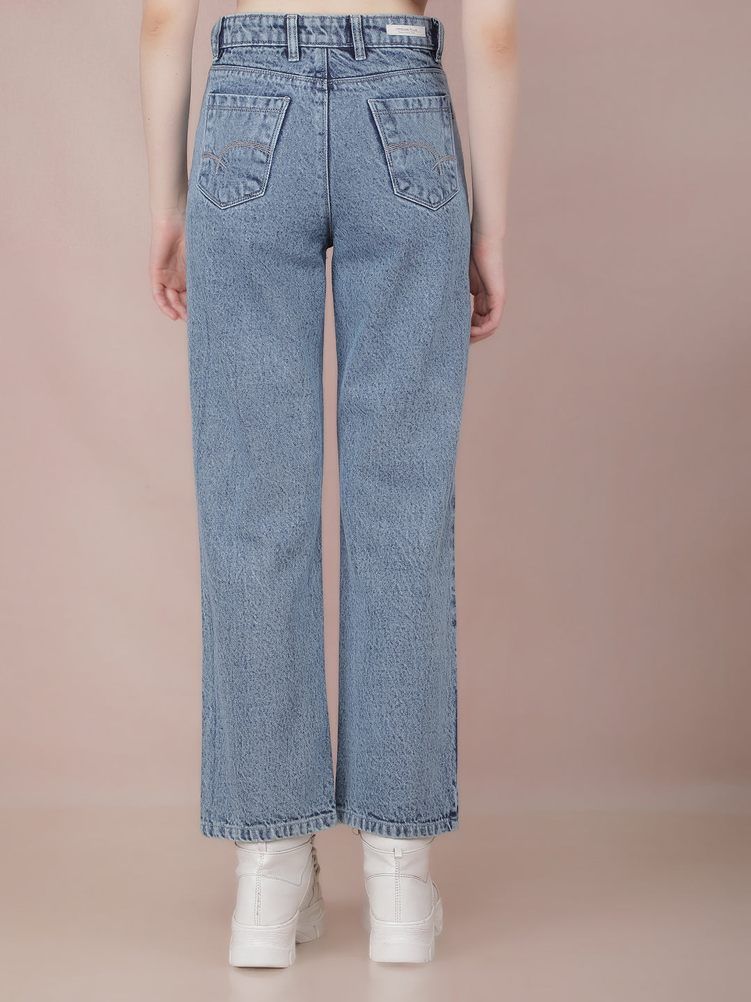 100 cotton straight leg jeans outlet