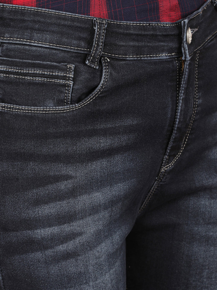 Blue Skinny High Waist Jeans-Women Jeans-Crimsoune Club