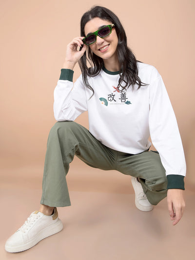 Olive Relaxed Fit Cargo Jeans-Women Jeans-Crimsoune Club