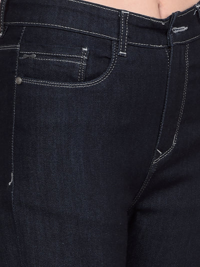 Black Skinny High-Waist Jeans-Women Jeans-Crimsoune Club