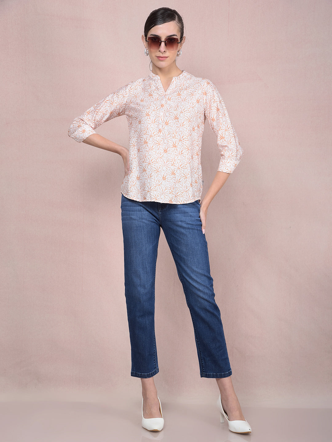 Blue Straight Jeans-Women Jeans-Crimsoune Club