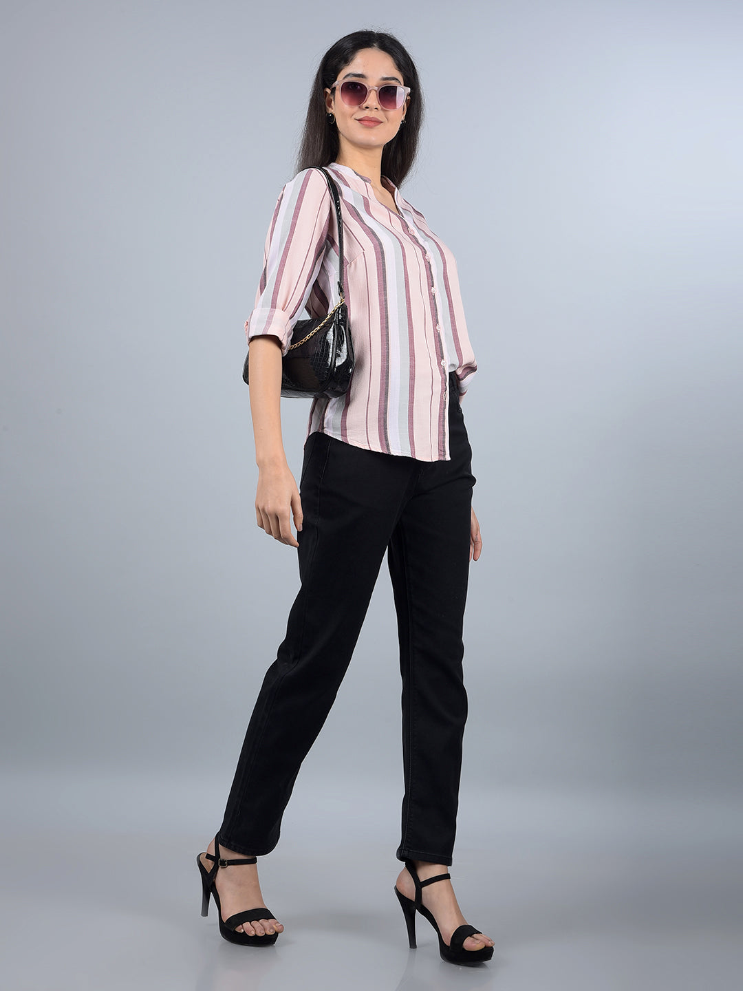 Grey Straight Jeans-Women Jeans-Crimsoune Club