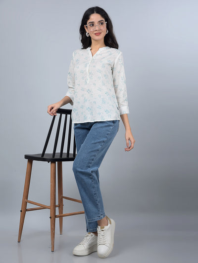 Blue Straight Jeans-Women Jeans-Crimsoune Club