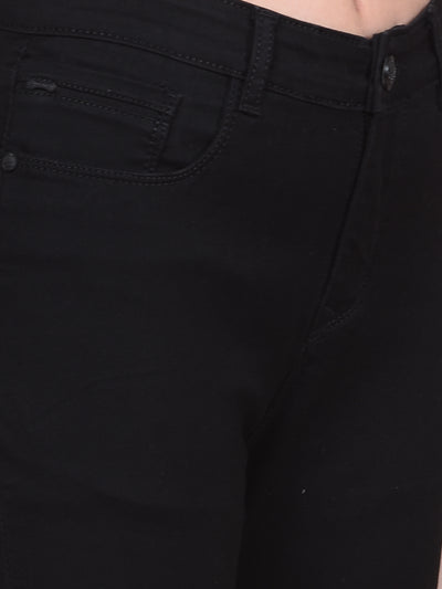 Black Skinny High-Waist Jeans-Women Jeans-Crimsoune Club
