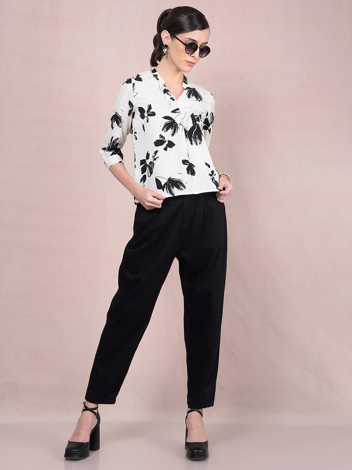 Black Baggy Jeans-Women Jeans-Crimsoune Club