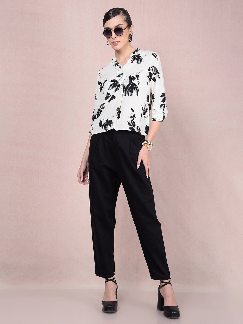 Black Baggy Jeans-Women Jeans-Crimsoune Club