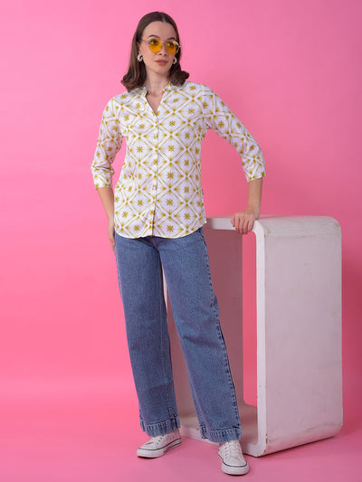 Breezy Blue Wide-Leg Cotton Jeans-Women Jeans-Crimsoune Club