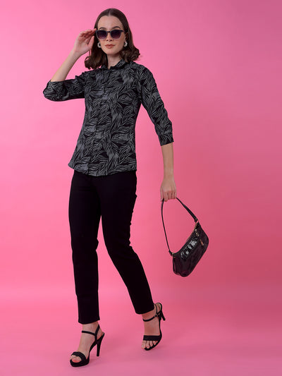 Classic Black Straight Leg Denim Jeans-Women Jeans-Crimsoune Club