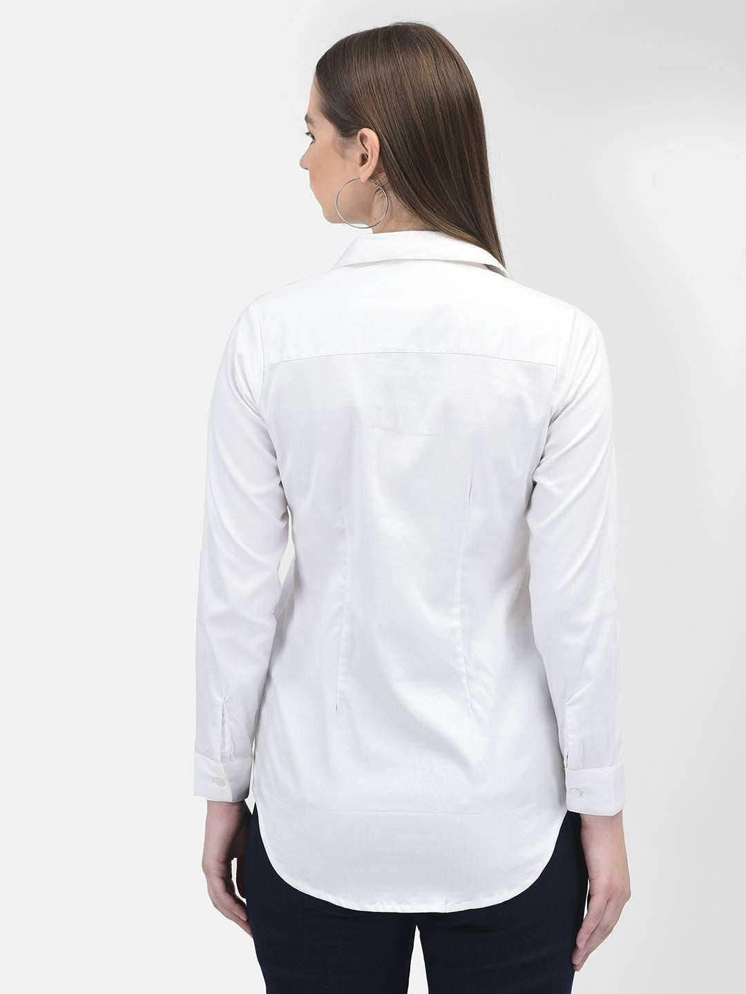 White Shirt-Women Shirts-Crimsoune Club