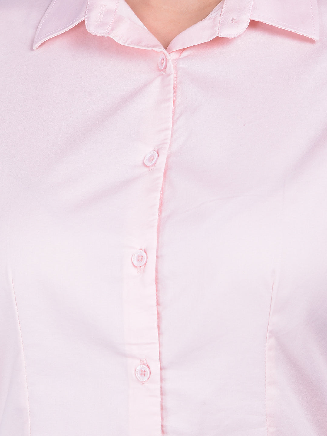 Pink Shirt-Women Shirts-Crimsoune Club