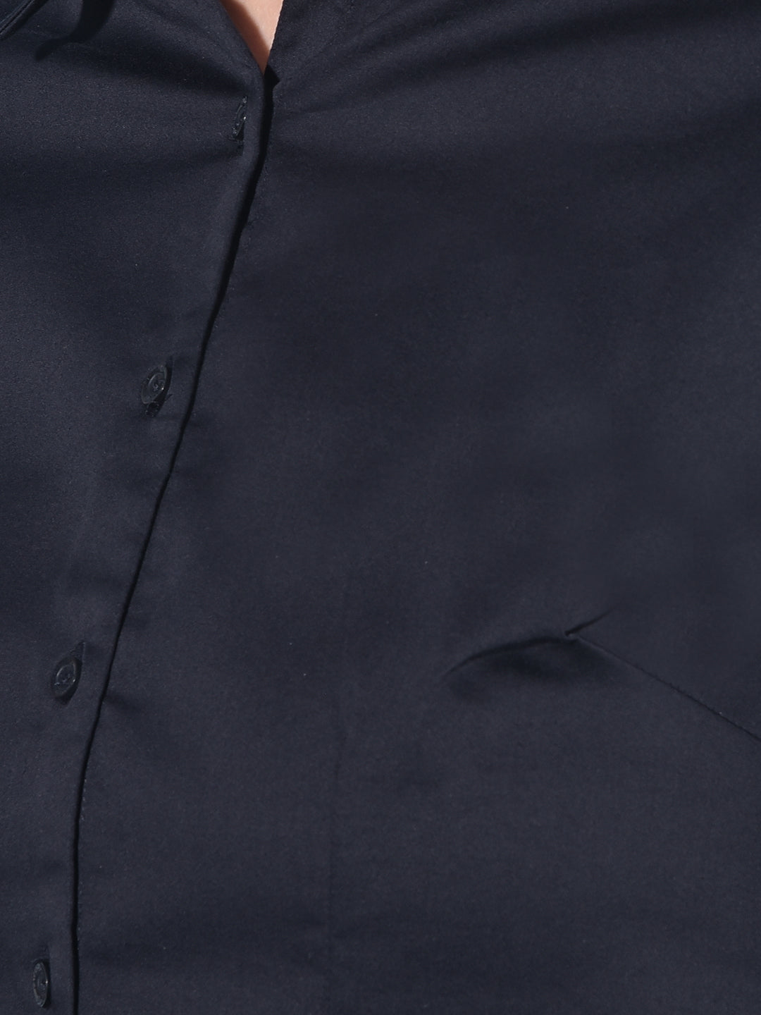 Navy Blue Shirt-Women Shirts-Crimsoune Club