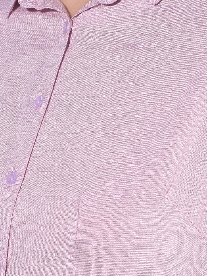 Pink Shirt-Women Shirts-Crimsoune Club