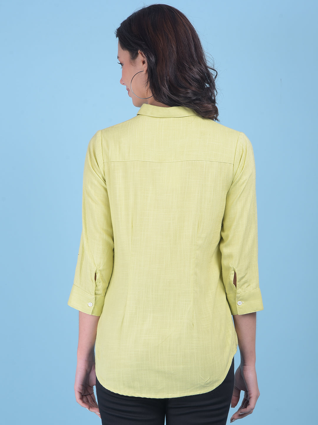 Mustard Shirt-Women Shirts-Crimsoune Club