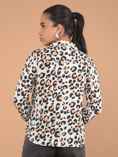 Pink Floral Print Shirt-Women Shirts-Crimsoune Club