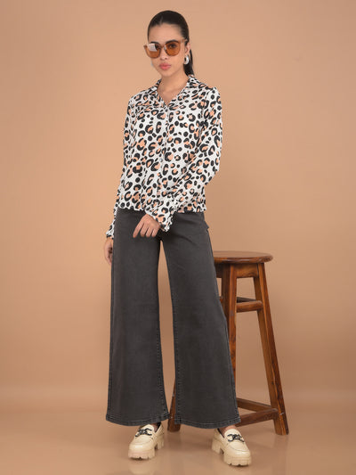 Pink Floral Print Shirt-Women Shirts-Crimsoune Club