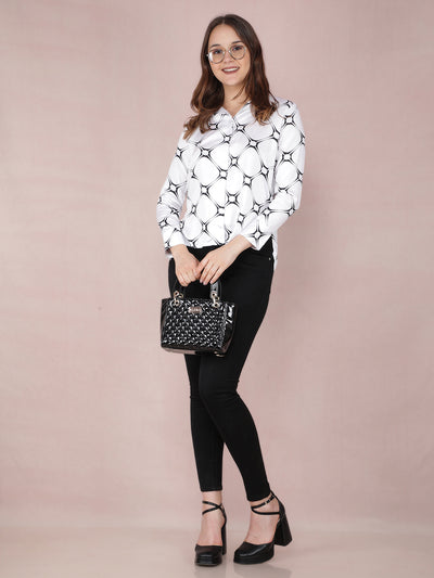 White Shirt-Women Shirts-Crimsoune Club
