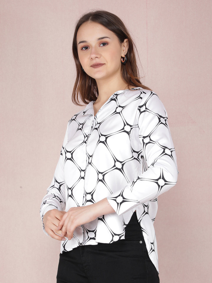 White Shirt-Women Shirts-Crimsoune Club
