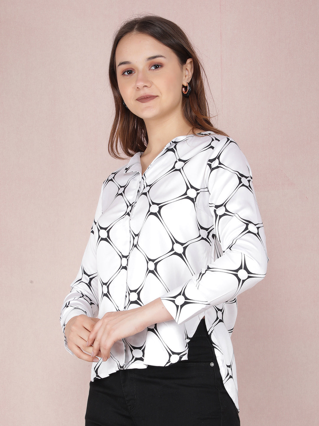 White Shirt-Women Shirts-Crimsoune Club