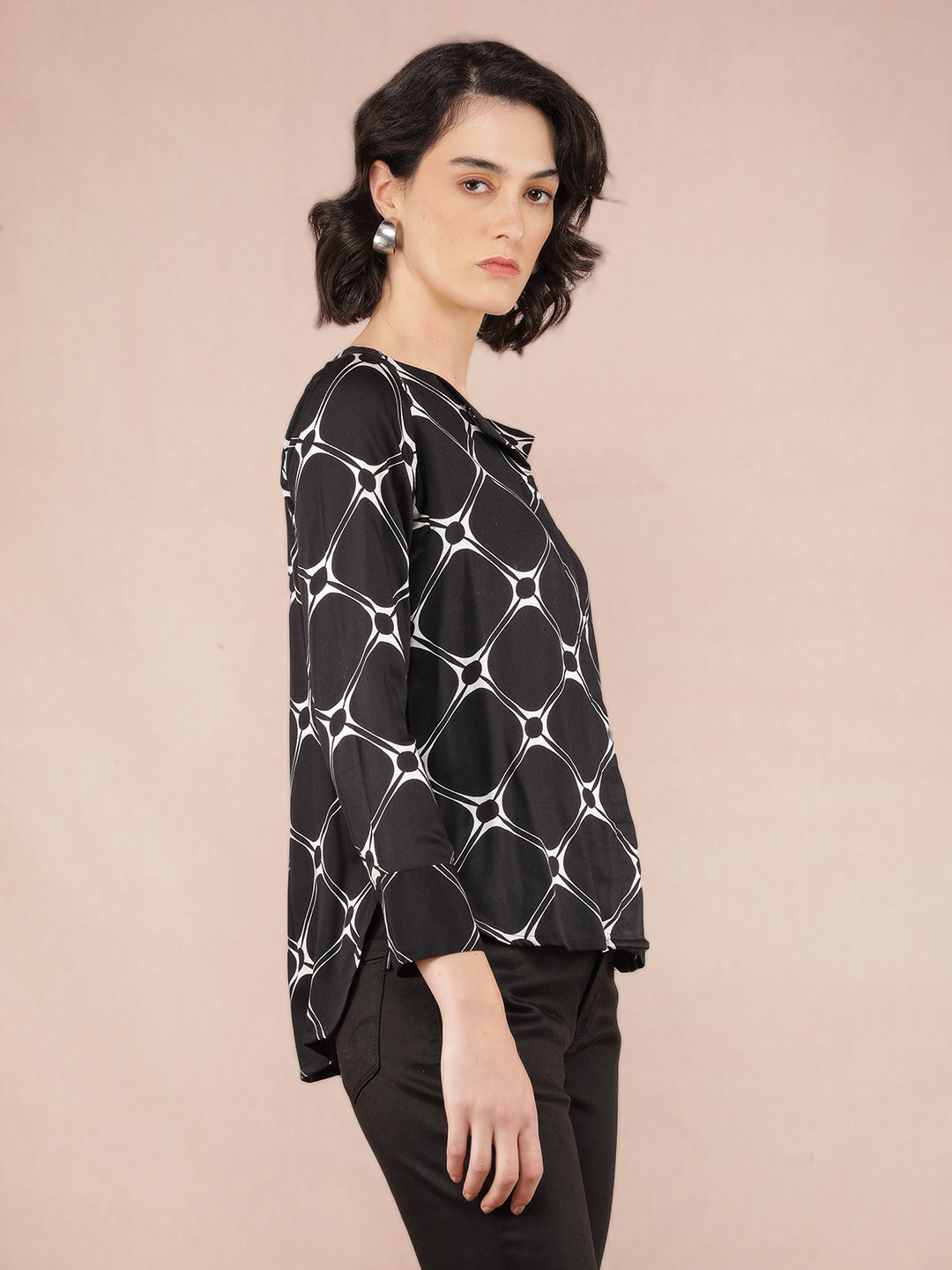 Black Shirt-Women Shirts-Crimsoune Club