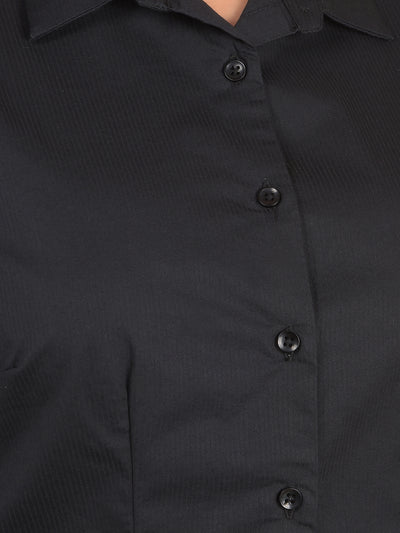 Black Shirt-Women Shirts-Crimsoune Club