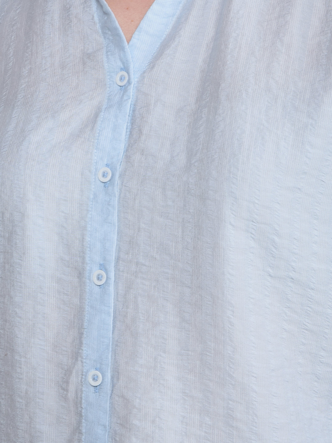Blue Shirt-Women Shirts-Crimsoune Club