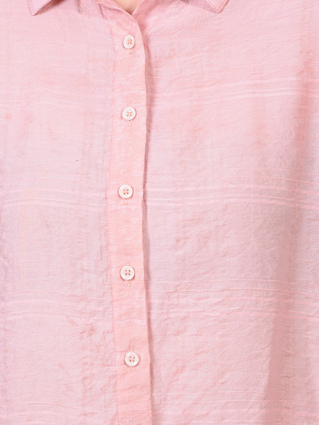 Pink Checked Shirt-Women Shirts-Crimsoune Club