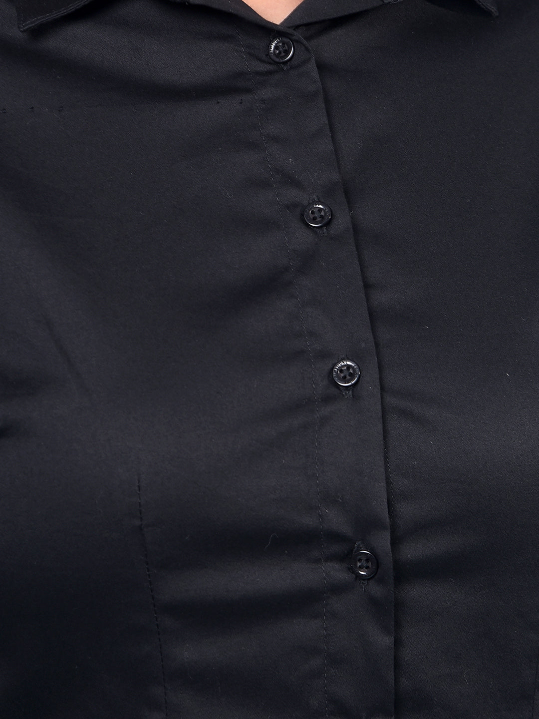 Women's Black Shirt-Women Shirts-Crimsoune Club