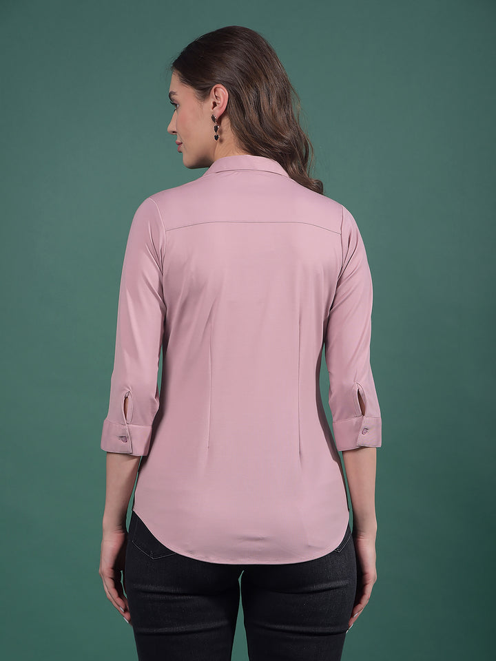 Purple Shirt-Women Shirts-Crimsoune Club