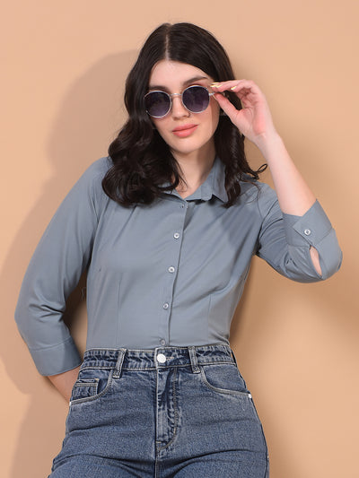 Women's Green Shirt-Women Shirts-Crimsoune Club