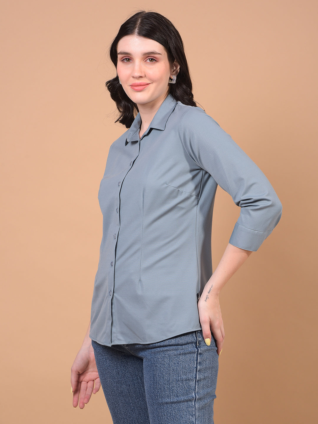 Women's Green Shirt-Women Shirts-Crimsoune Club