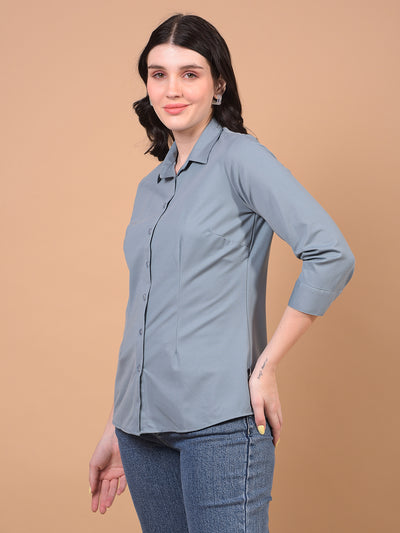 Women's Green Shirt-Women Shirts-Crimsoune Club